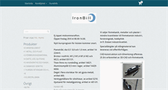 Desktop Screenshot of ironbill.se